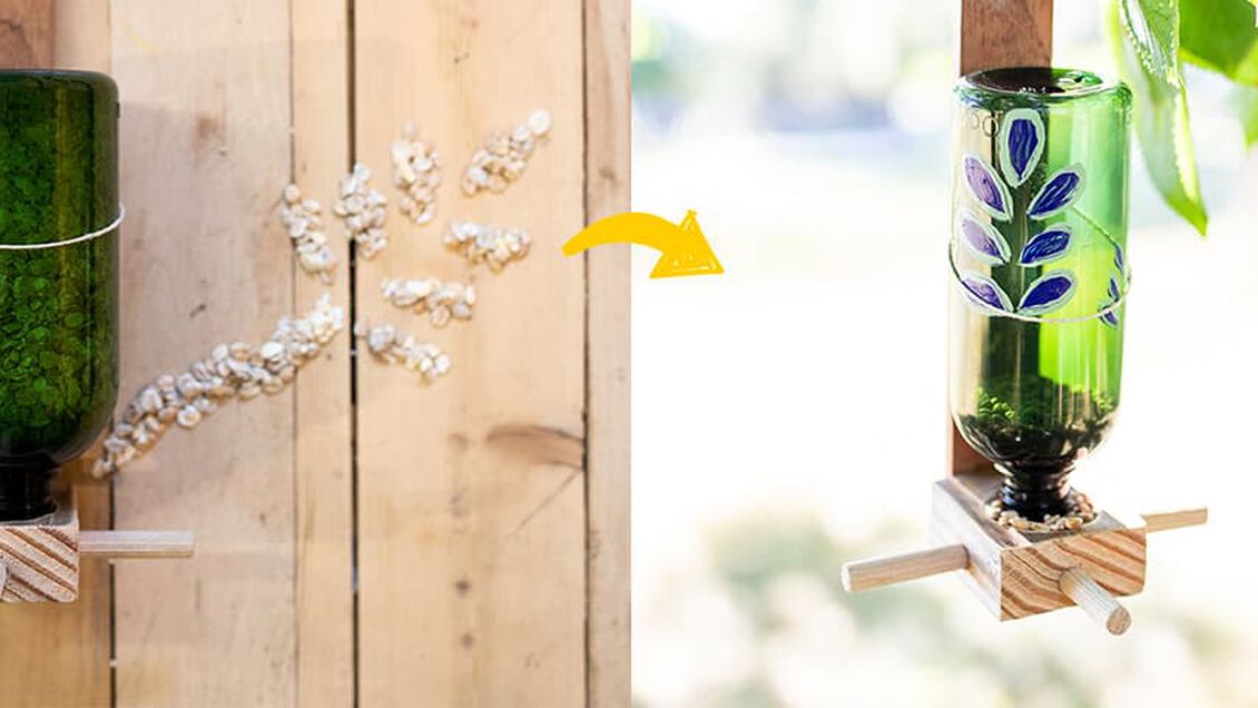 Lecture TRANSFORMEZ VOTRE BOUTEILLE DE SHAMPOING VIDE EN UNE MANGEOIRE &Agrave; OISEAUX 