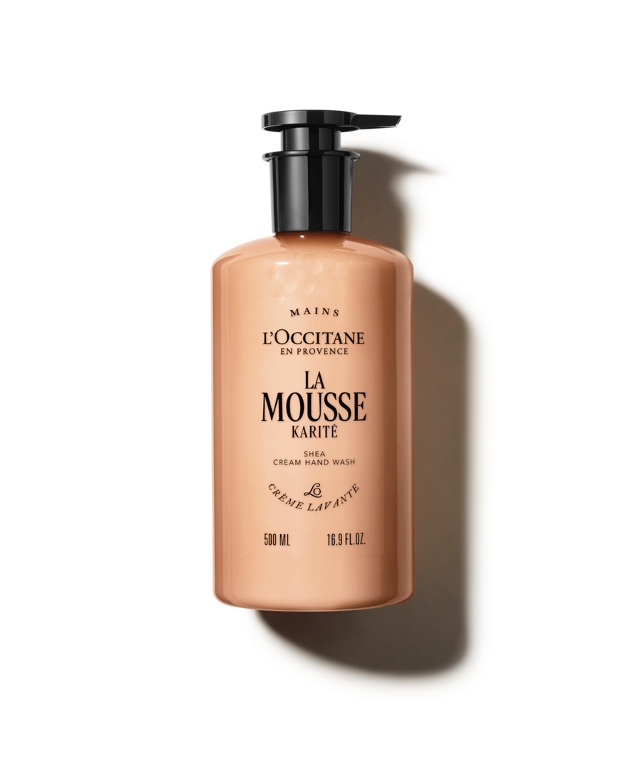 Mousse Cr&egrave;me Lavante Mains & Corps Karit&eacute; 500 ml | L&rsquo;Occitane en Provence