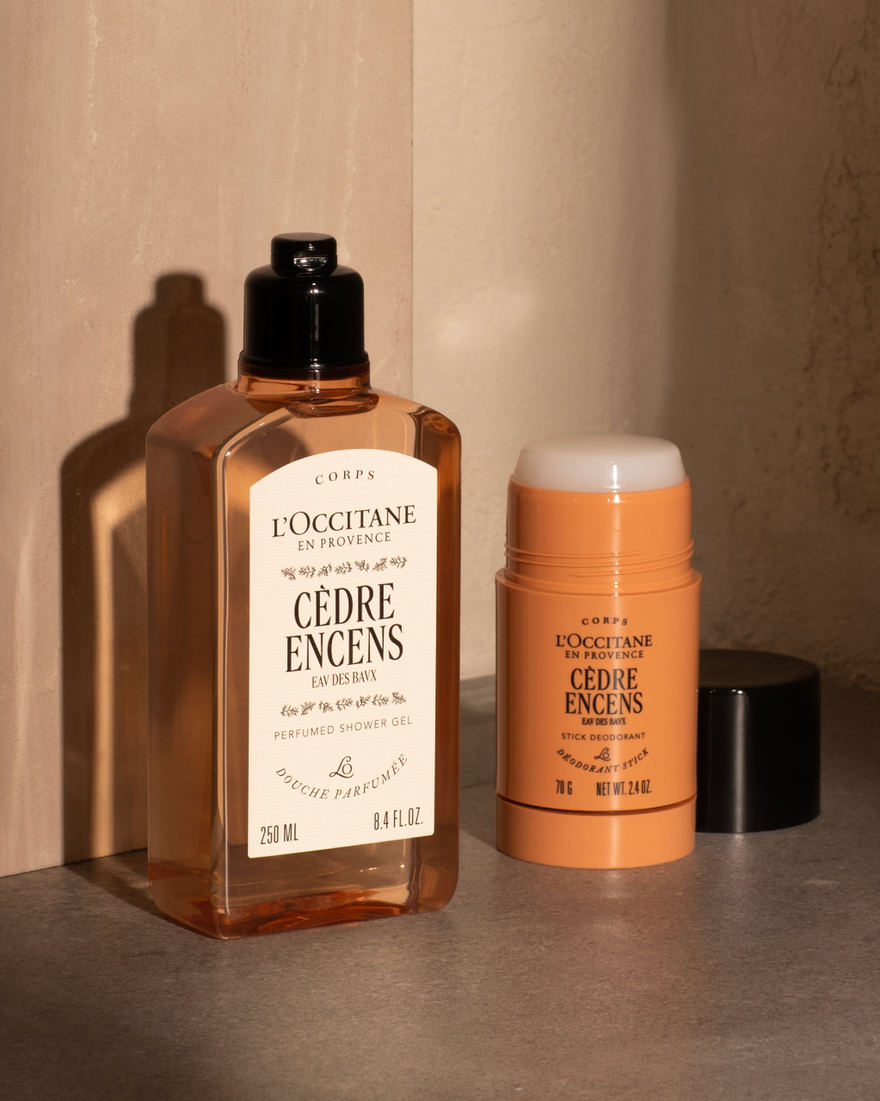 Bildanzeige 3/4 des Produkts Parf&uuml;miertes Duschgel C&egrave;dre Encens (Eau des Baux), , RECT