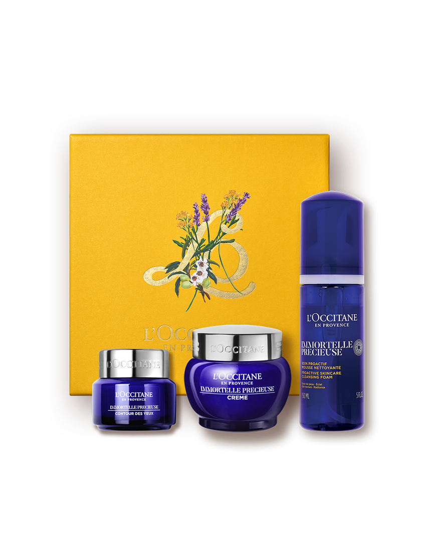 Affichage de l&rsquo;image 1/1 du produit Coffret Visage Immortelle Pr&eacute;cieuse, , RECT