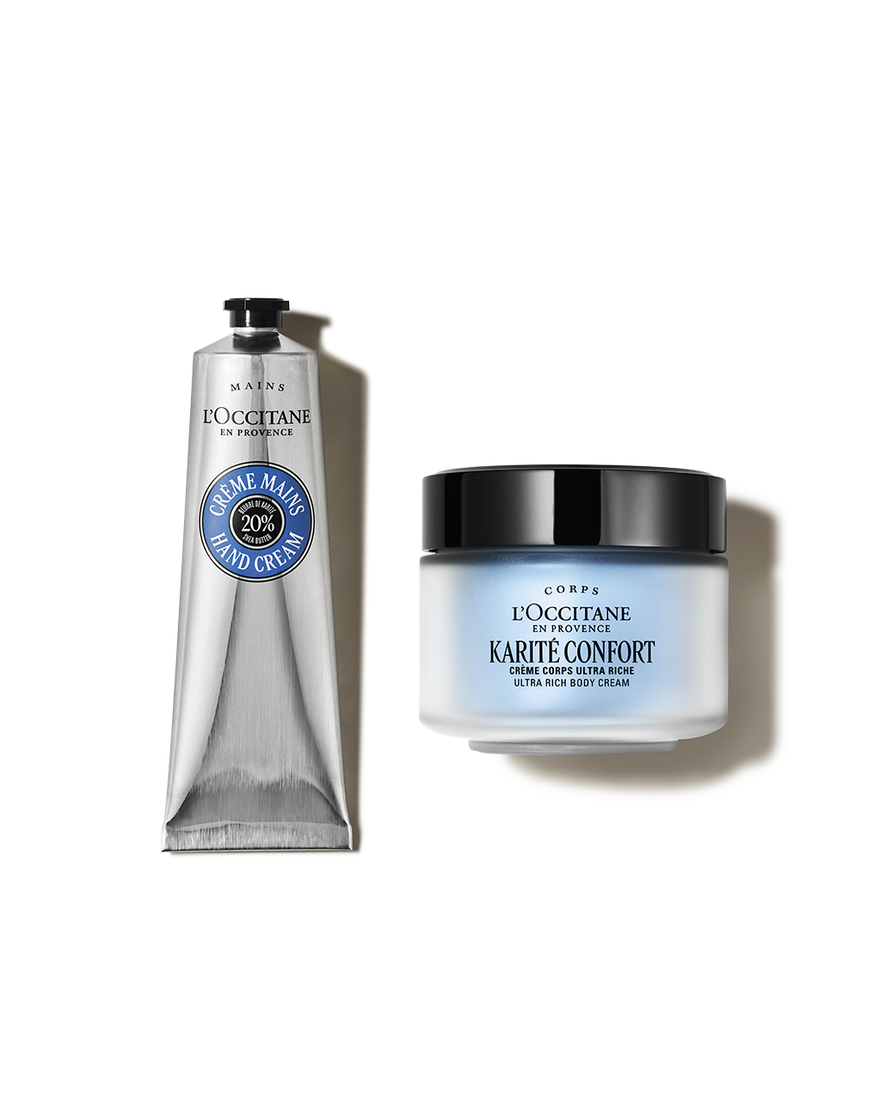 Bildanzeige 1/2 des Produkts Karit&eacute; Duo: Hand- & K&ouml;rpercreme, , RECT