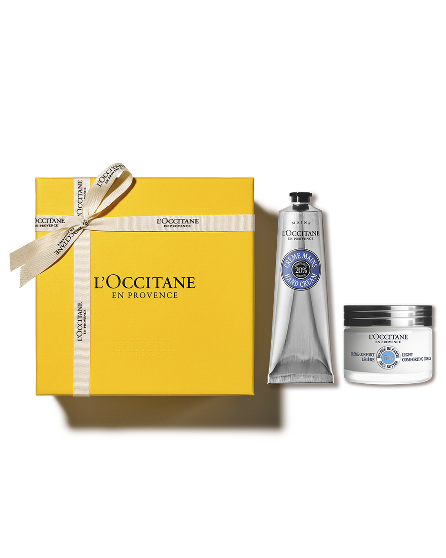 Coffret Visage & Mains L&eacute;g&egrave;re Karit&eacute; | L&rsquo;Occitane en Provence