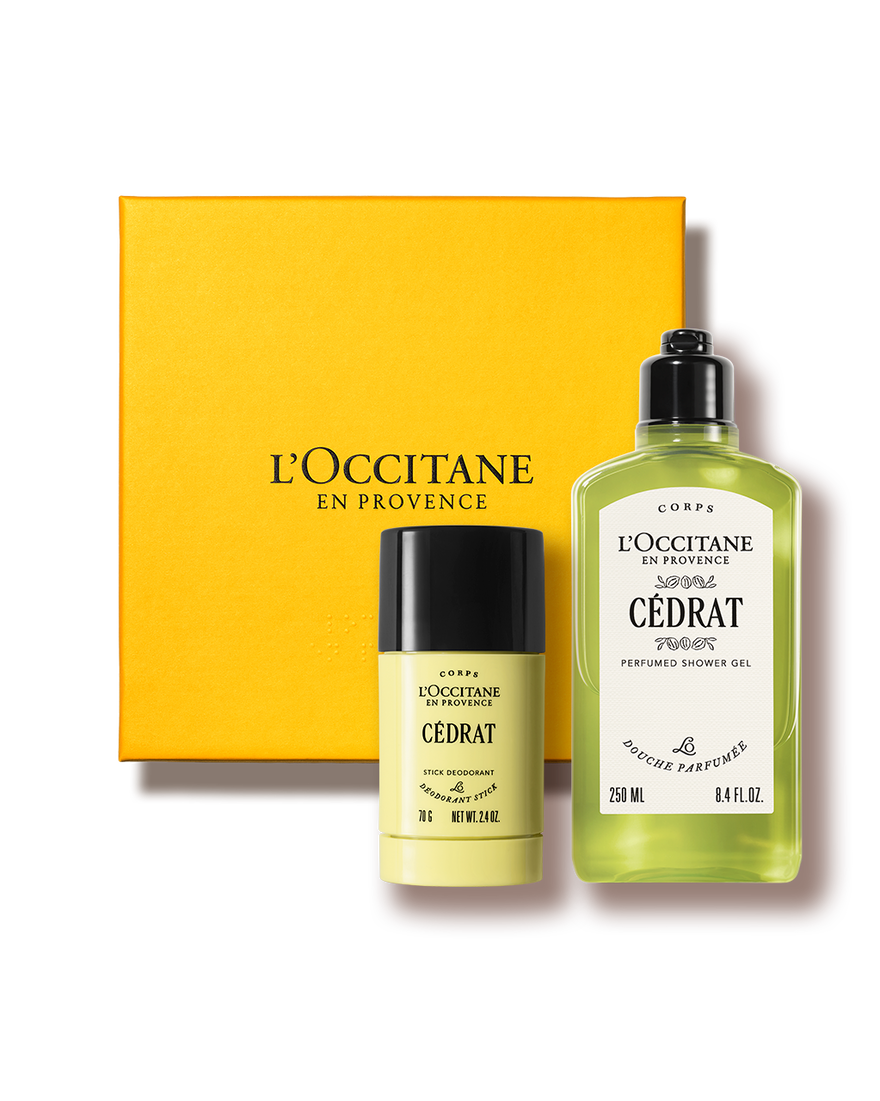 Duo Gel Douche & D&eacute;odorant C&eacute;drat | L&rsquo;Occitane en Provence