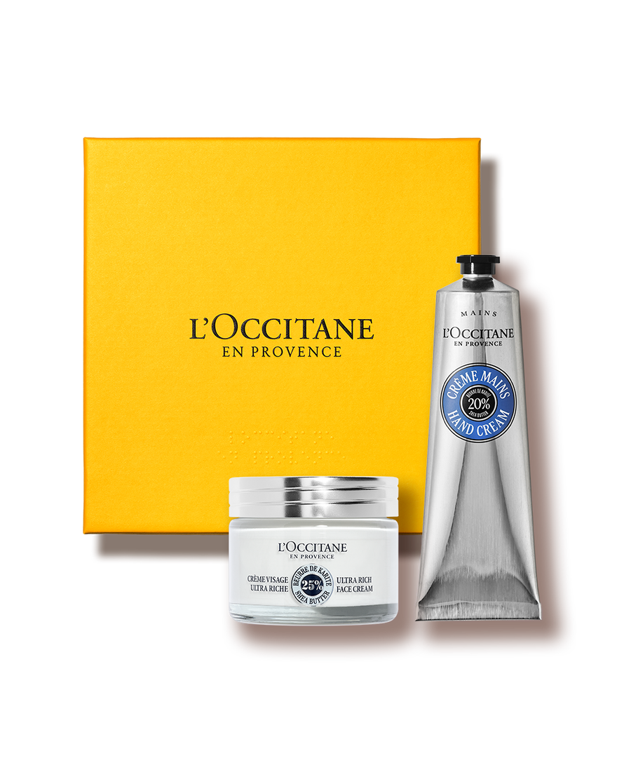 Duo-Geschenkbox Gesicht & H&auml;nde &ndash; Reichhaltige Pflege | L&rsquo;Occitane en Provence