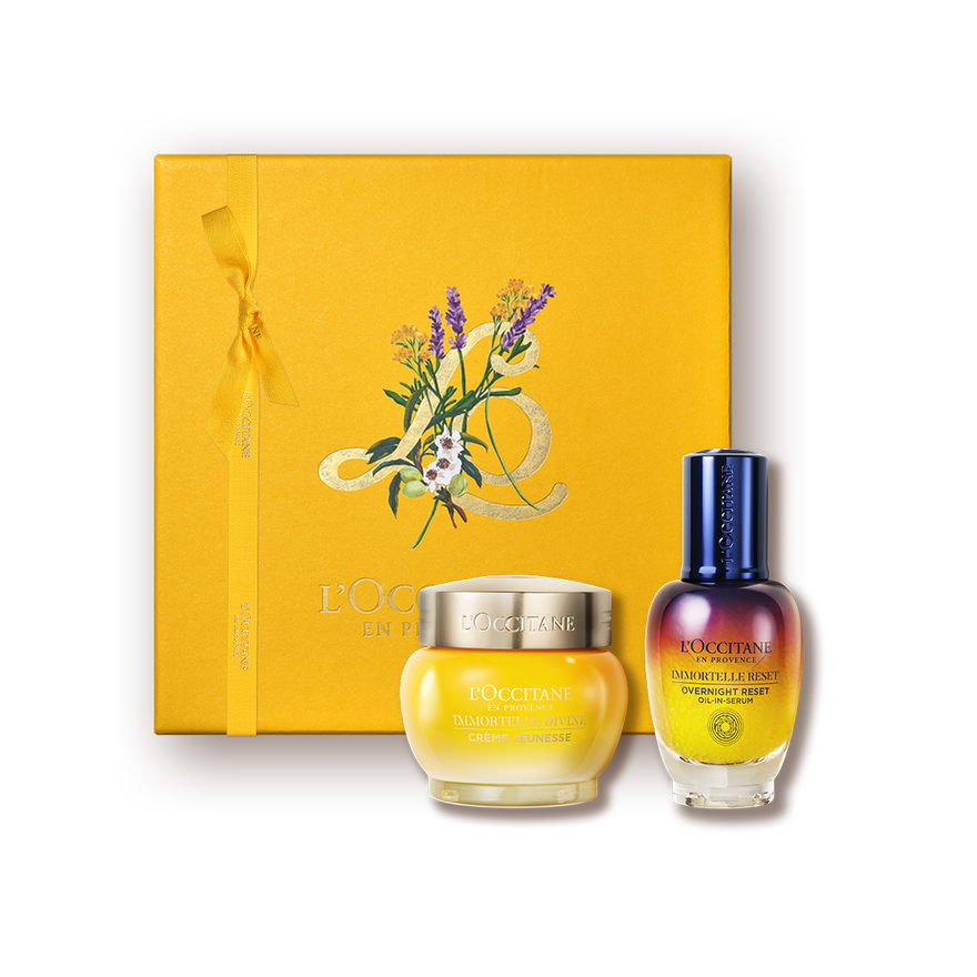 Bildanzeige 1/2 des Produkts Geschenkset Immortelle Divine & Reset Gesichtspflege, , RECT