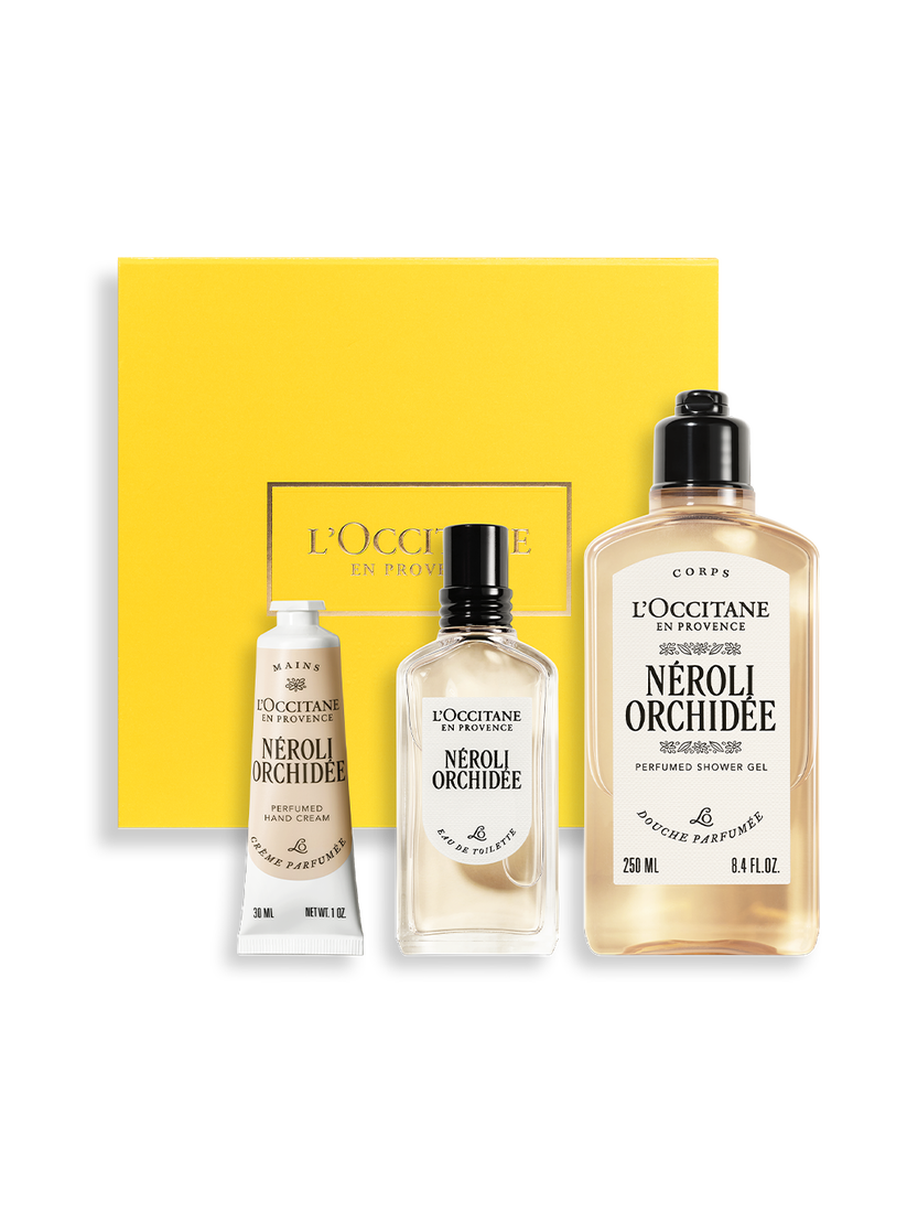 Coffret cadeau Parfum N&eacute;roli Orchid&eacute;e | L&rsquo;Occitane en Provence