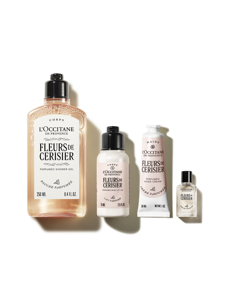 Affichage de l&rsquo;image 2/3 du produit Coffret Routine Fleurs de Cerisier, , RECT