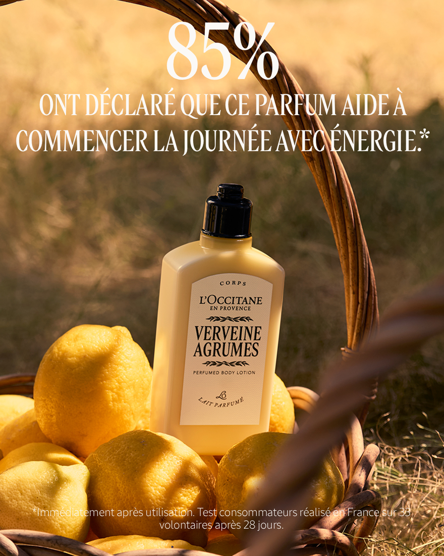 Affichage de l&rsquo;image 5/5 du produit Lait Corps parfum&eacute; Verveine Agrumes, , RECT