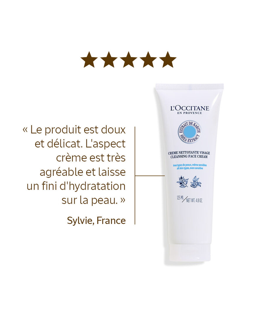 Affichage de l&rsquo;image 4/8 du produit Cr&egrave;me Nettoyante Visage &agrave; l'extrait de Karit&eacute; 125ml, , RECT