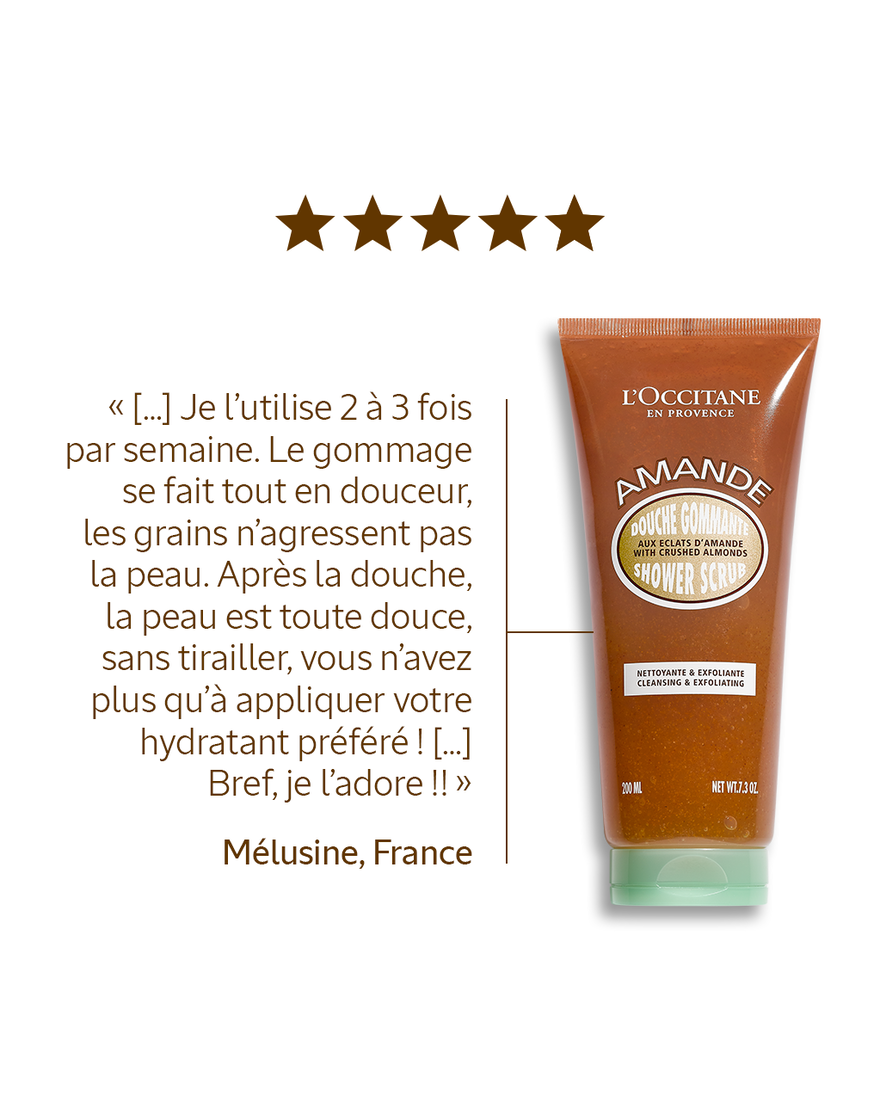 Affichage de l&rsquo;image 5/6 du produit Douche Gommante aux &eacute;clats d'Amande, , RECT