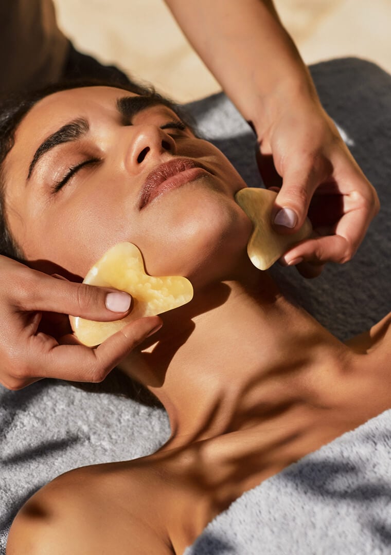 Gesichtsmassage